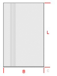 OPP-Flachbeutel 30 - 125 x 280