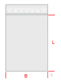 Druckverschlussbeutel 90  - 250 x 350